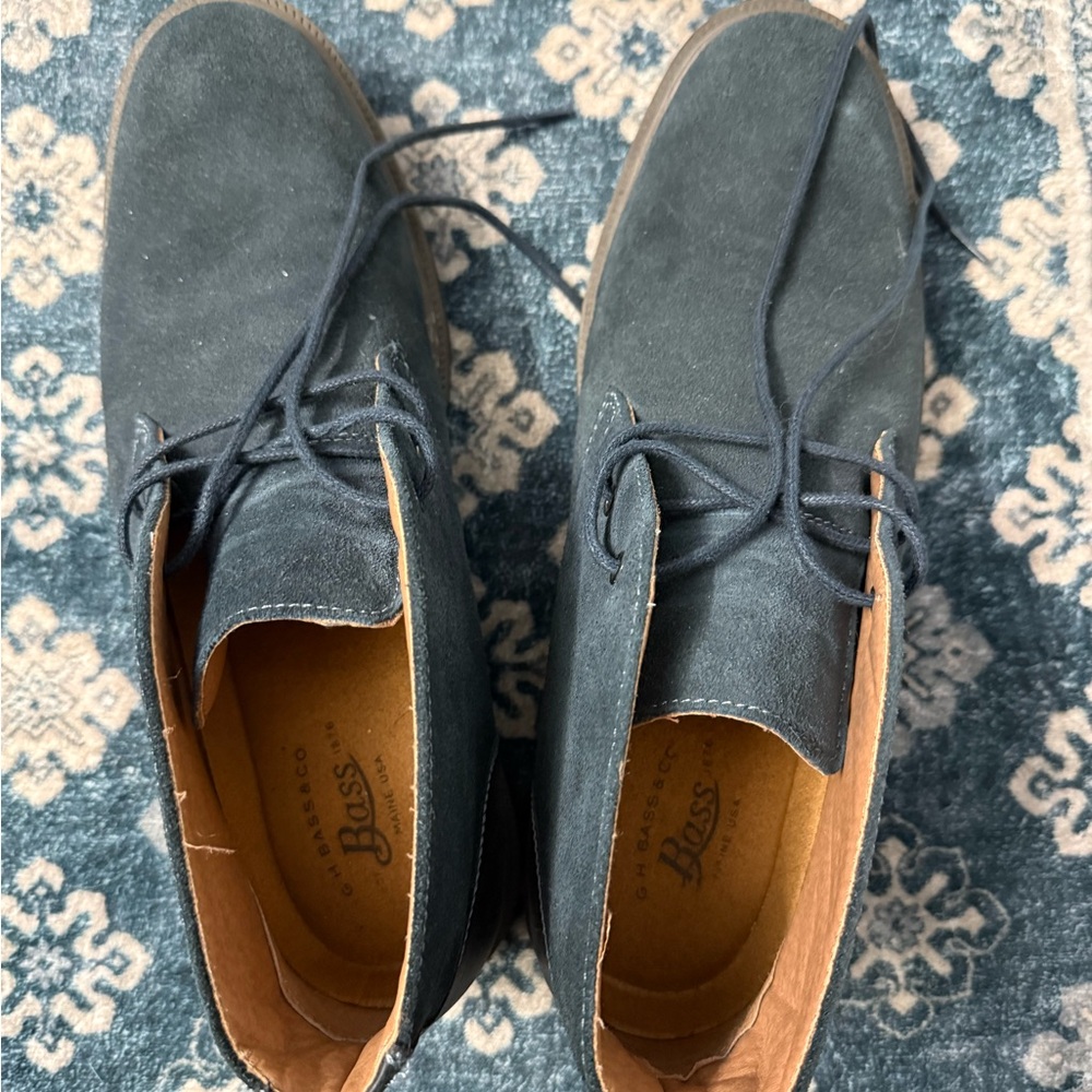 Bass Men's Chukka Boots - Navy Suede